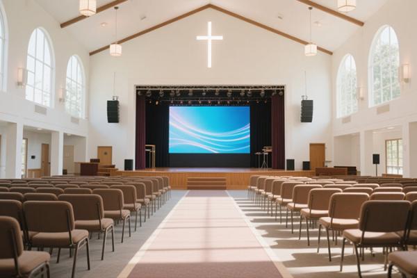 Modern Church LED Display Project Case